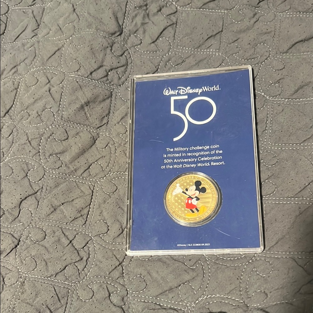 Walt Disney World 50th Anniversary Challenge Coin